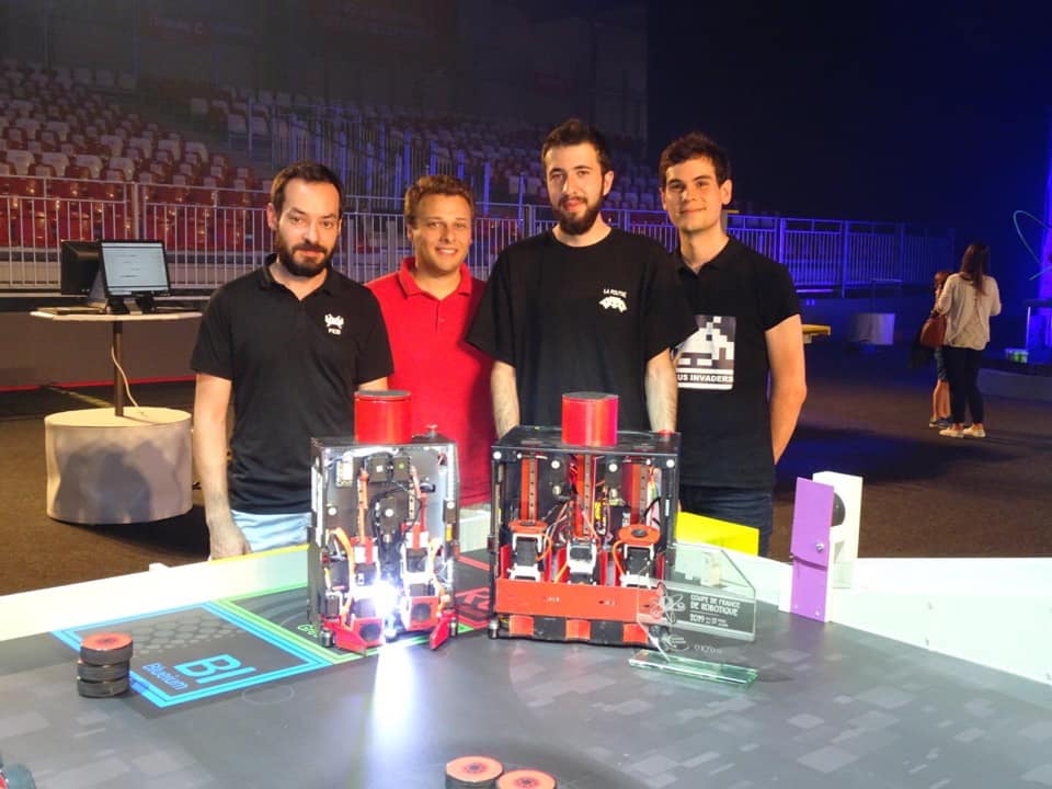 SUSSUS Invaders gagnants de la Coupe de France de Robotique 2019