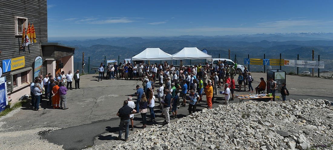 Infoclimat, inauguration station météo au sommet du Mont Ventoux