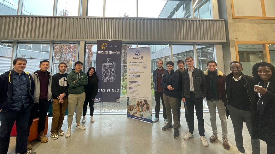 INTech, association robotique de Télécom SudParis et de l’Institut Mines Télécom Business School.